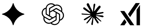 Integracja z: Gemini, OpenAI, Claude, Grok.